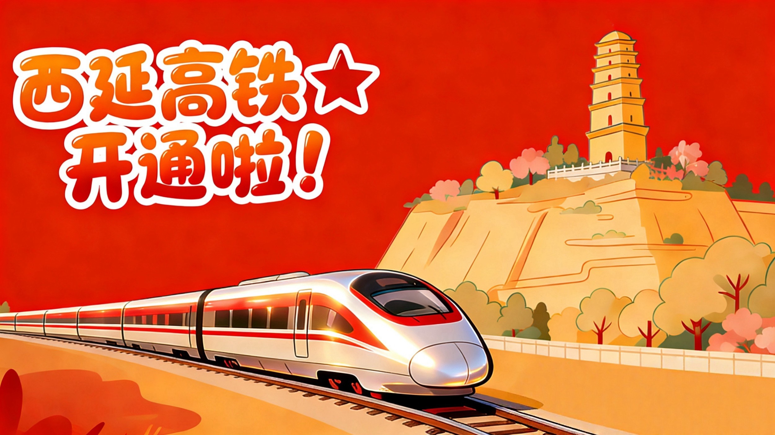 西延高铁今日开通! &ldquo;美食餐吧&rdquo;开启延安旅途新体验